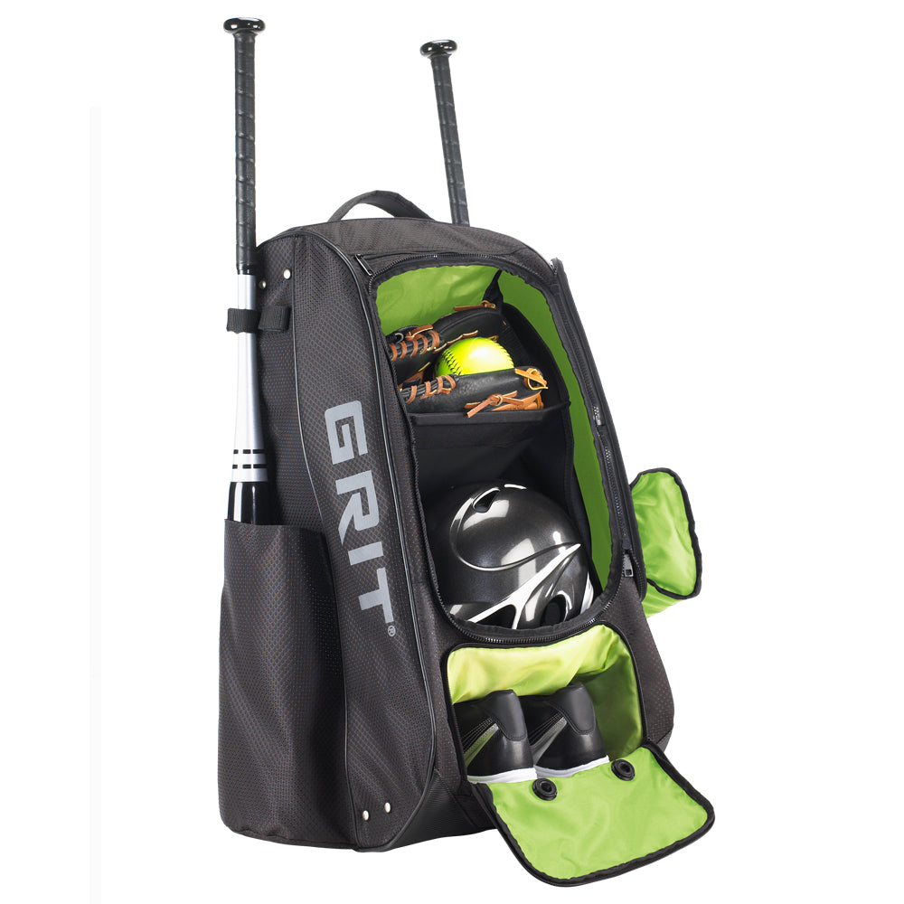 Boombah Superpack Bat Bag Black/Kelly Green – Stateline Sports Group